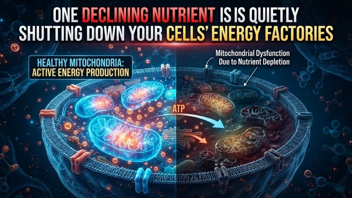 One Declining Nutrient Is Quietly Shutting Down Your Cells' Energy Factories