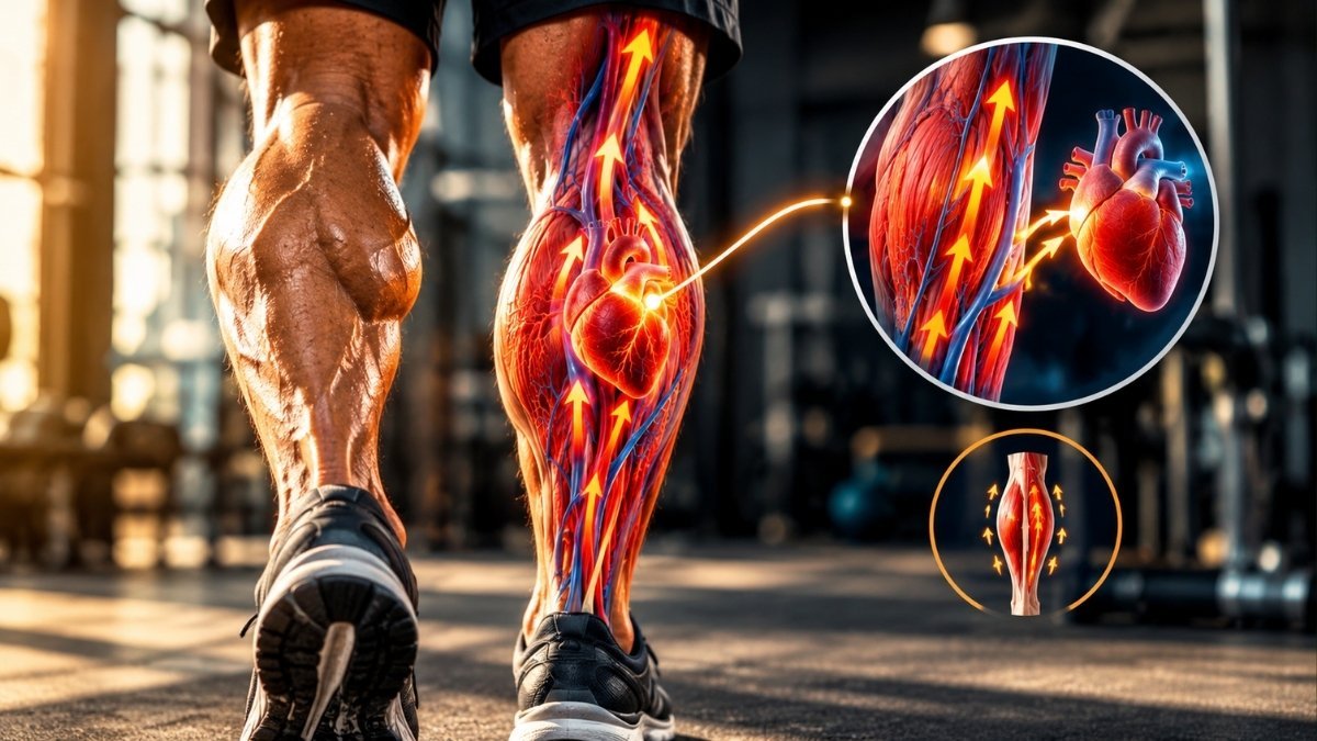 Your Calves Are Called The ''Second Heart'' Every Step Helps Pump Blood Back Toward Your Heart