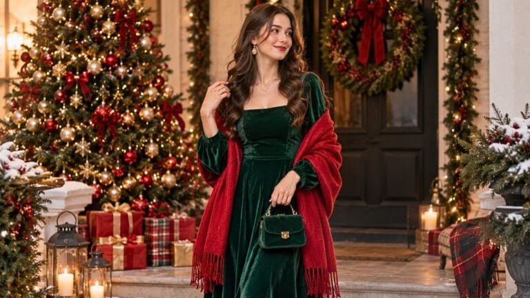 Elegant Red and Green Christmas Looks Women Are Loving: 25 Ideas