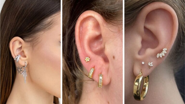 The Most Beautiful 27 '3-Piercing Ear Combinations' You'll Want to Copy