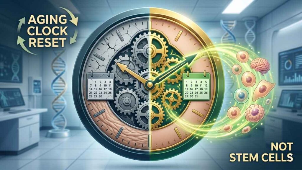 Partial Cellular Reprogramming Is Resetting the Aging Clock — Without Turning Cells Into Stem Cells