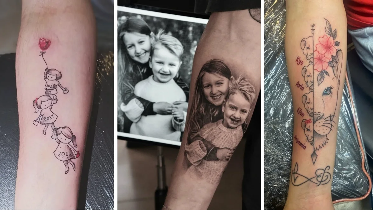 17 Adorable Kids Tattoo Designs & Symbols Every Parent Needs to See