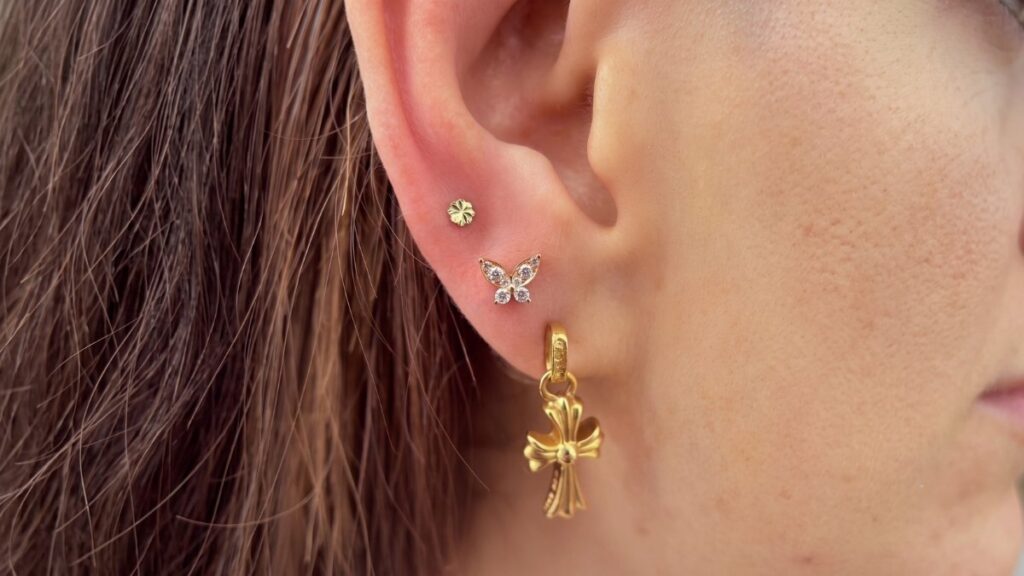 The Most Beautiful 27 '3-Piercing Ear Combinations' You'll Want to Copy