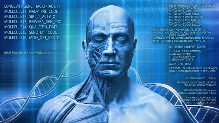 A Longevity Gene Hack Exists — and 6 Molecules Can Reset Your Aging Cells in One Week