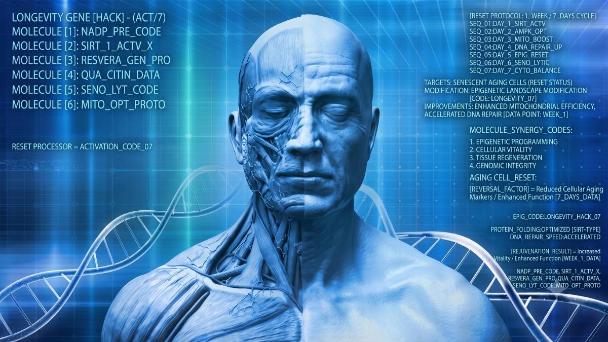 A Longevity Gene Hack Exists — and 6 Molecules Can Reset Your Aging Cells in One Week