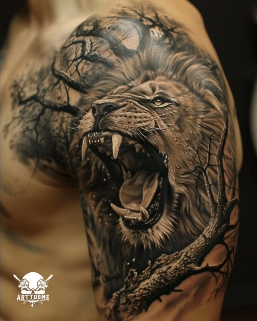 In 2025, Here Are 27 Impressive Lion Tattoos For Men