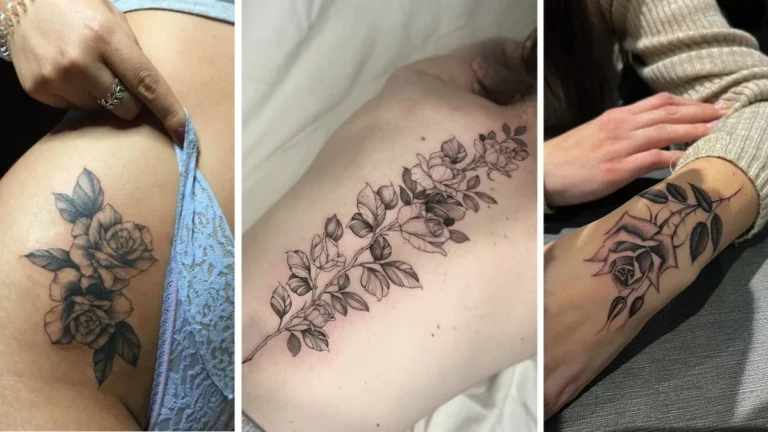 Here are 15 awesome rose tattoo ideas for men and women in 2025