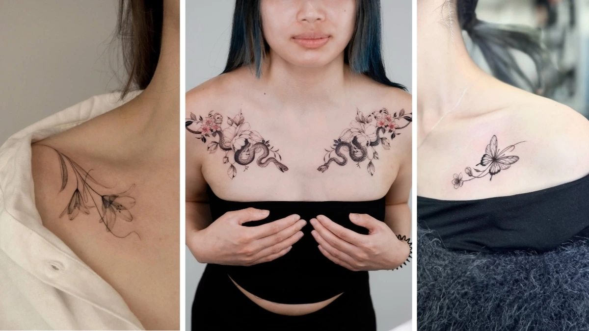 20 Stunning Collarbone Tattoo Ideas For Every Aesthetic and Style