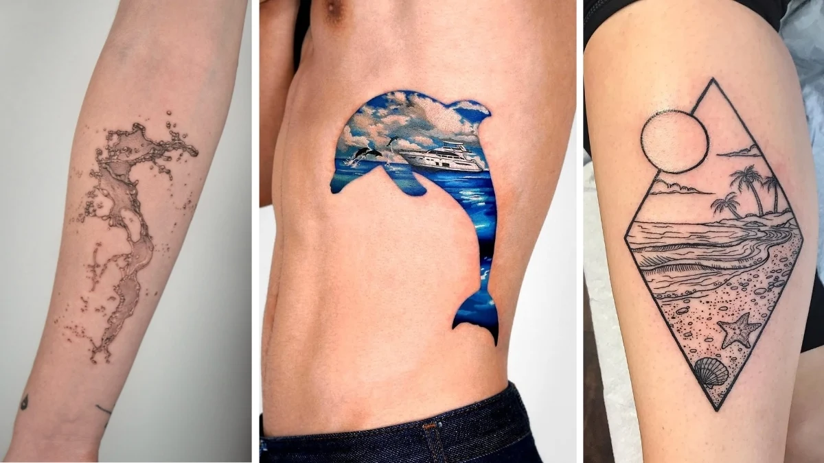 17+ Calming and Awesome Ocean Tattoo Ideas for Men & Women in 2025