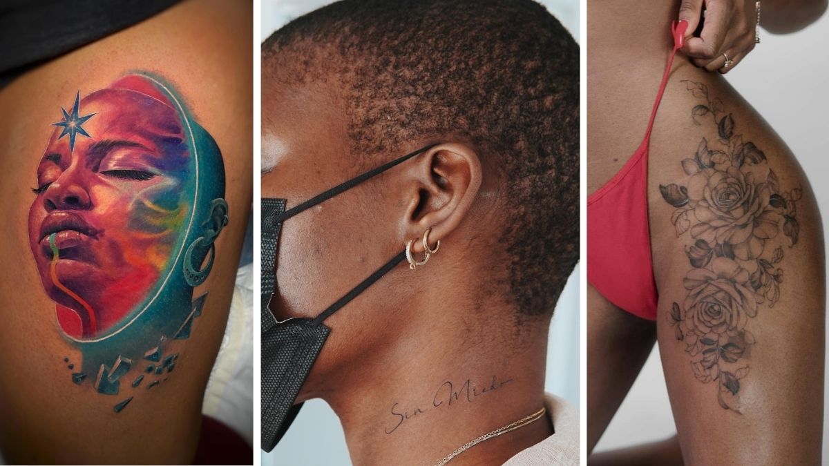 A Collection Of 21 Beautiful Tattoo Ideas For People With Darker Skin (Black and Brown)