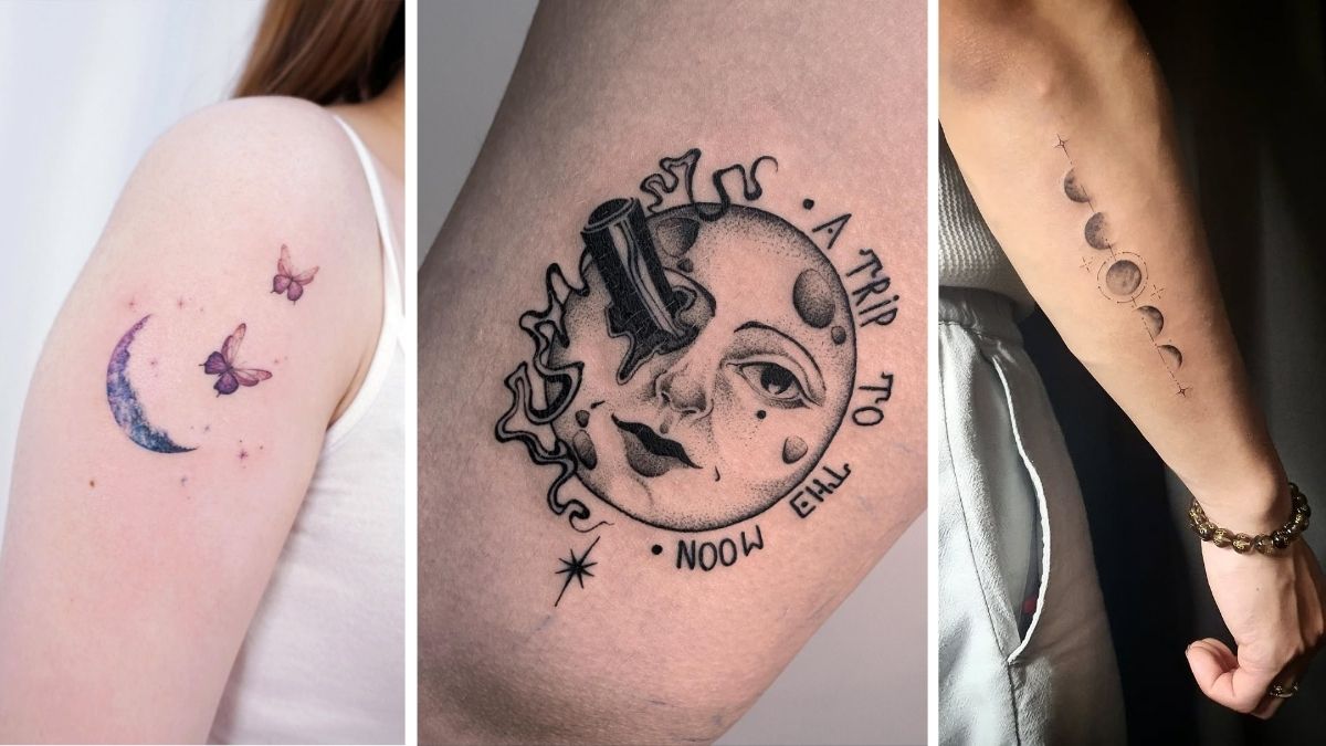 In 2025, Here Are 30 Ideas For The Best Moon Tattoos For Men & Women