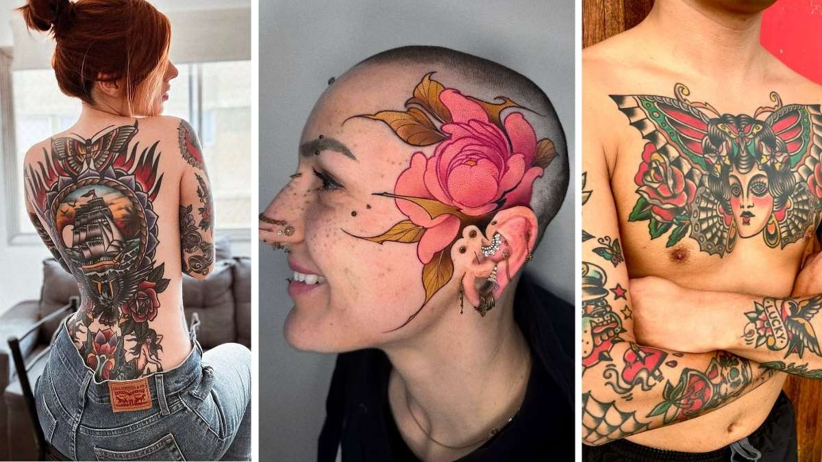 A Collection Of 33 Striking American Traditional Tattoo Designs To Inspire You